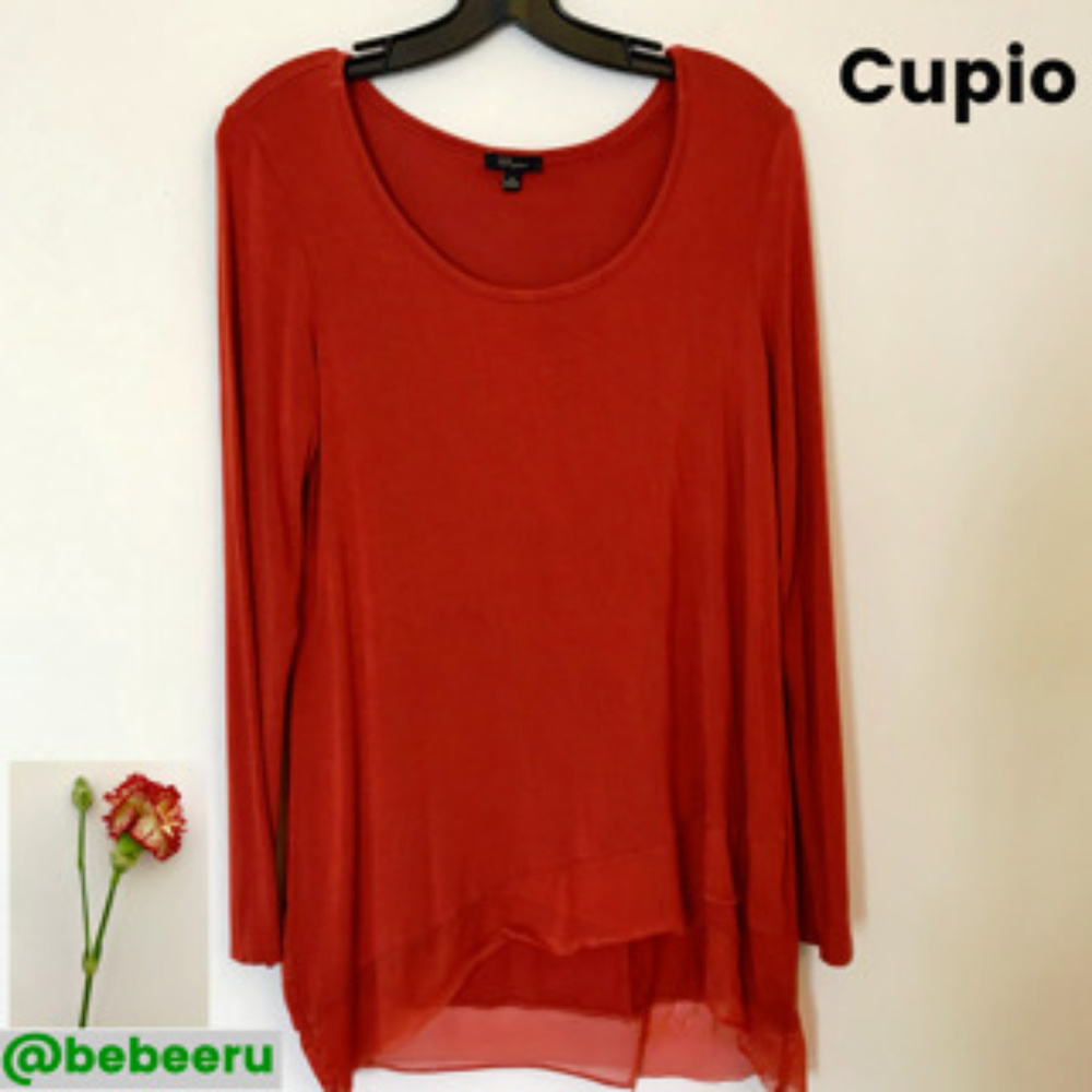 ❤️Cupio Rust-Colored Top Size M❤️